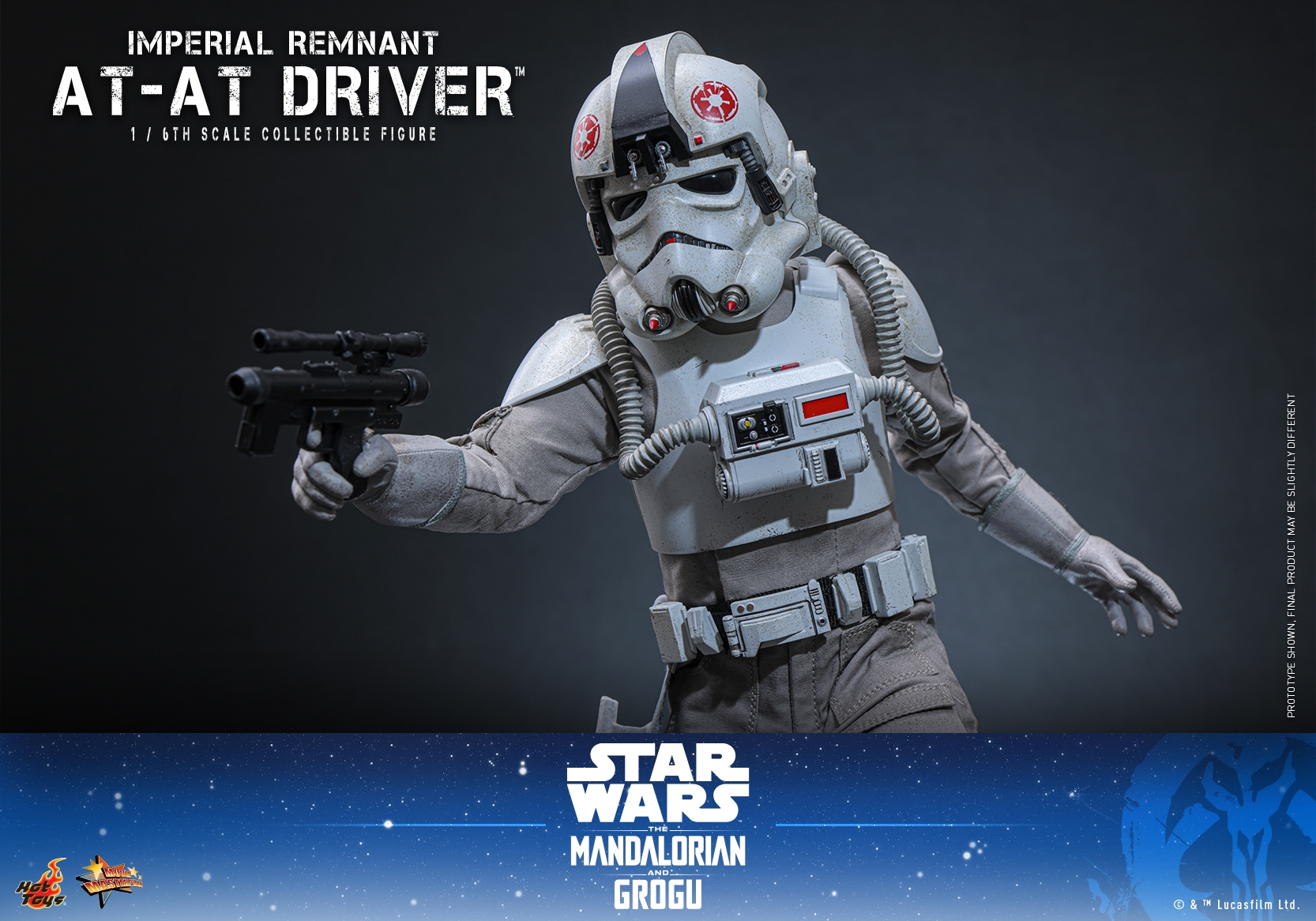 Imperial Remnant AT-AT Driver di Hot Toys - MMS845 - action figure Star Wars: The Mandalorian and Grogu in scala 1/6