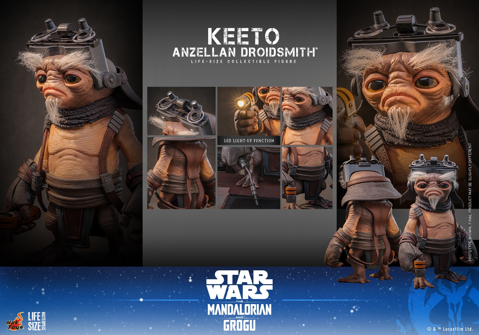 Keeto (Anzellan Droidsmith) by Hot Toys - LMS018 - Star Wars: The Mandalorian and Grogu 1/1 scale action figure