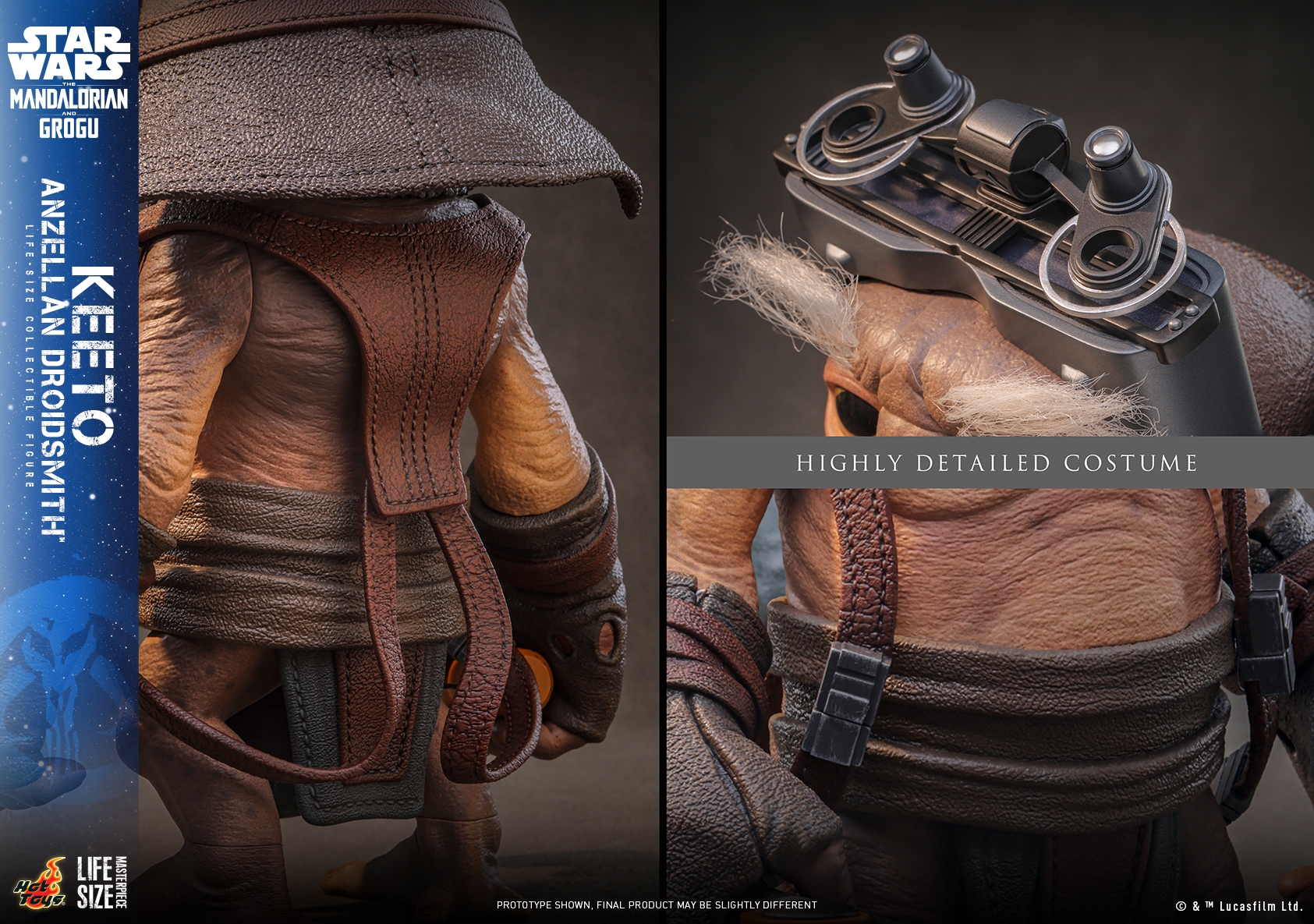 Keeto (Anzellan Droidsmith) di Hot Toys - LMS018 - action figure Star Wars: The Mandalorian and Grogu in scala 1/1