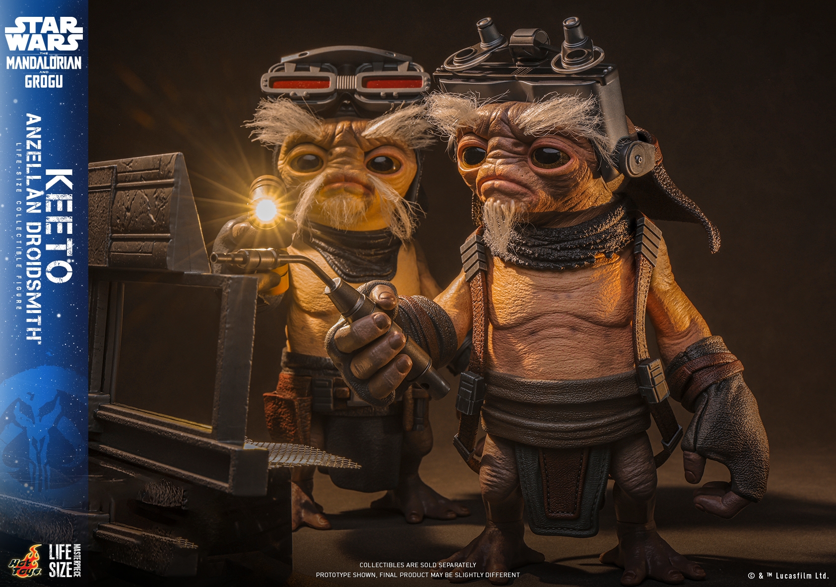 Keeto (Anzellan Droidsmith) von Hot Toys - LMS018 - Star Wars: The Mandalorian and Grogu 1/1 Maßstab Actionfigur