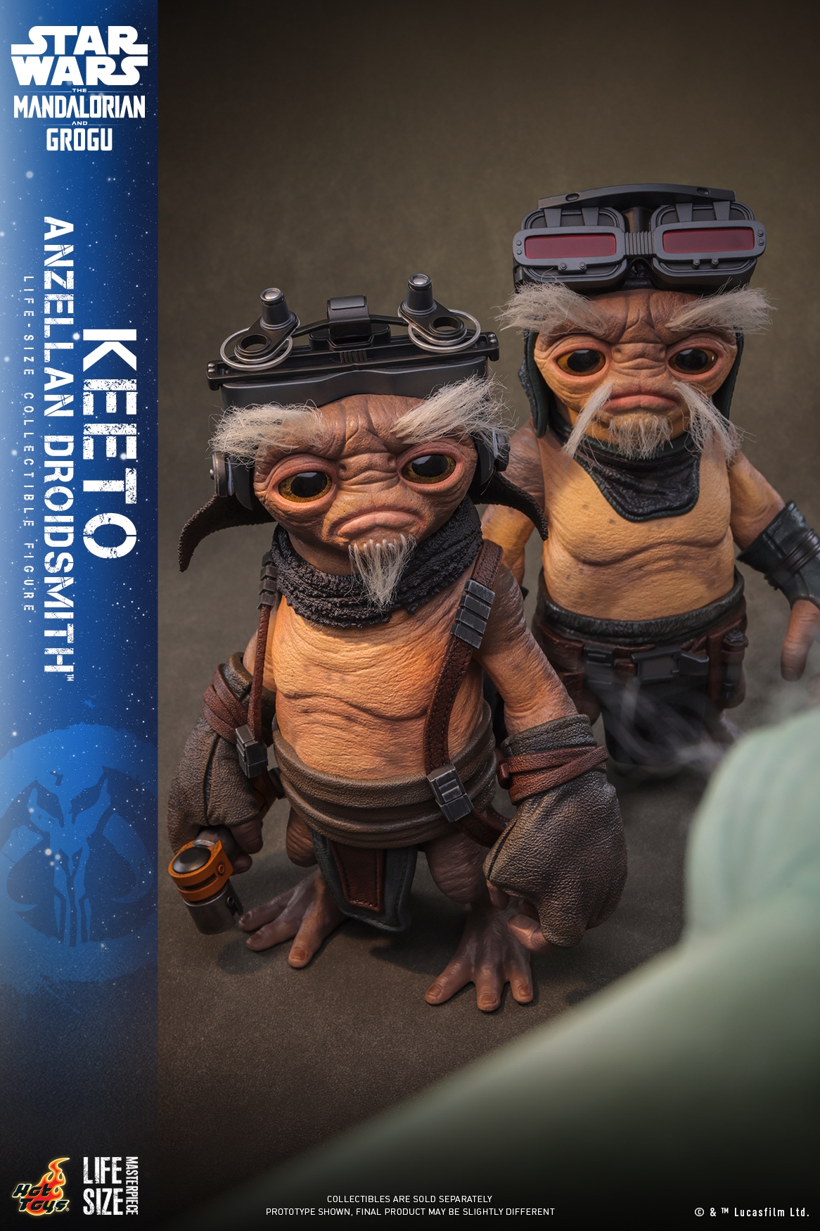 Keeto (Anzellan Droidsmith) di Hot Toys - LMS018 - action figure Star Wars: The Mandalorian and Grogu in scala 1/1