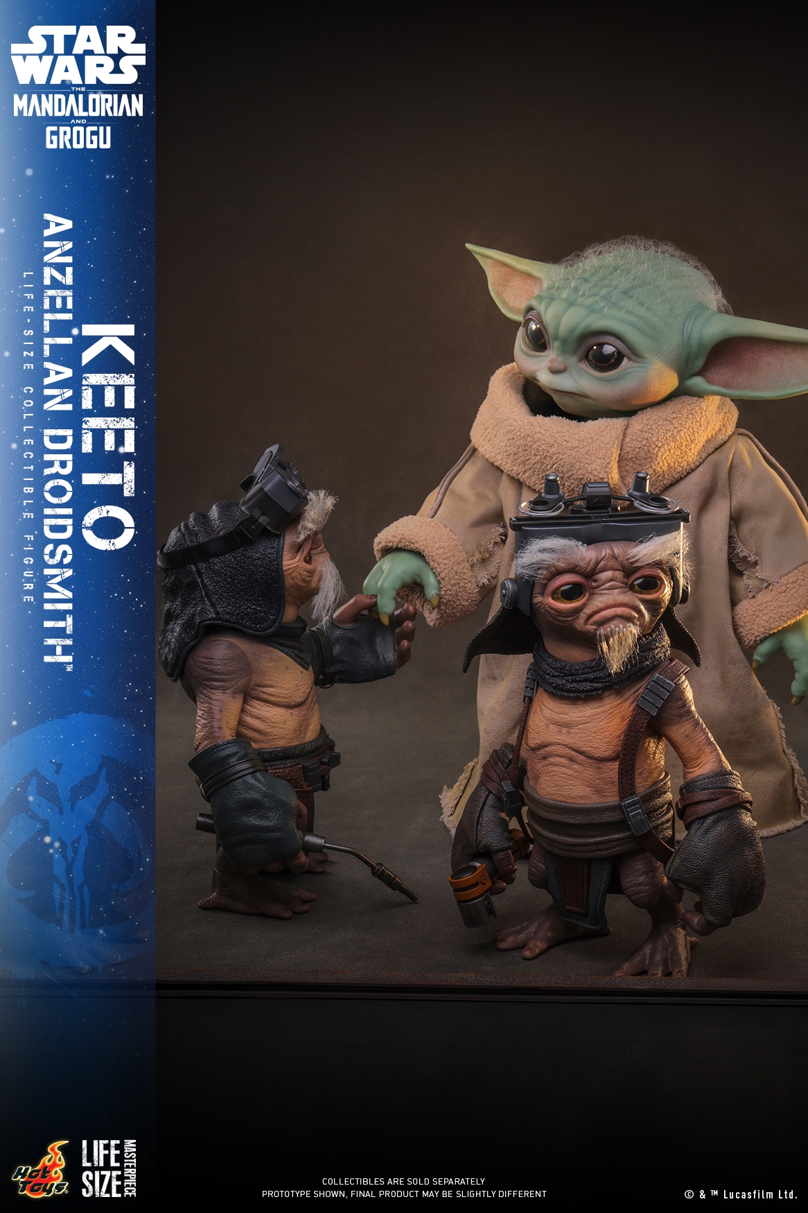 Keeto (Anzellan Droidsmith) van Hot Toys - LMS018 - Star Wars: The Mandalorian and Grogu 1/1 schaal actiefiguur