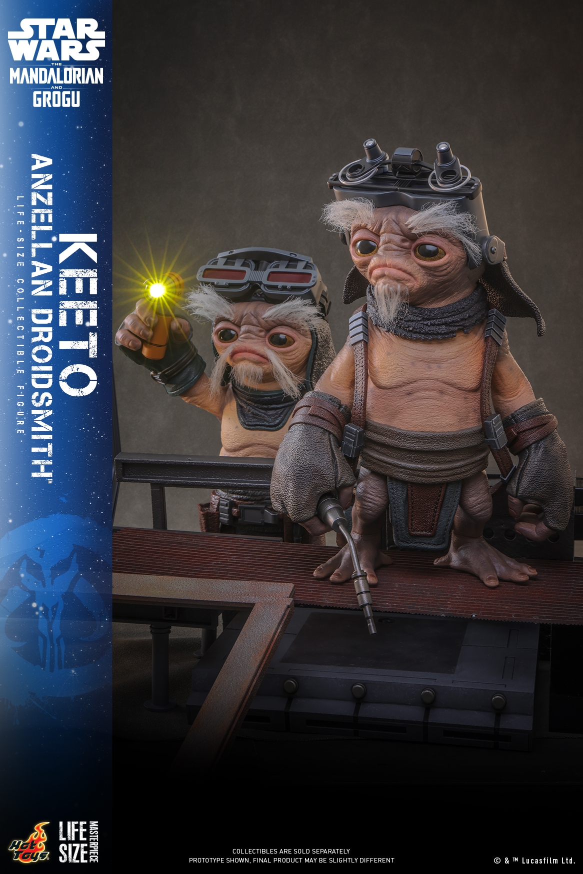 Keeto (Anzellan Droidsmith) di Hot Toys - LMS018 - action figure Star Wars: The Mandalorian and Grogu in scala 1/1