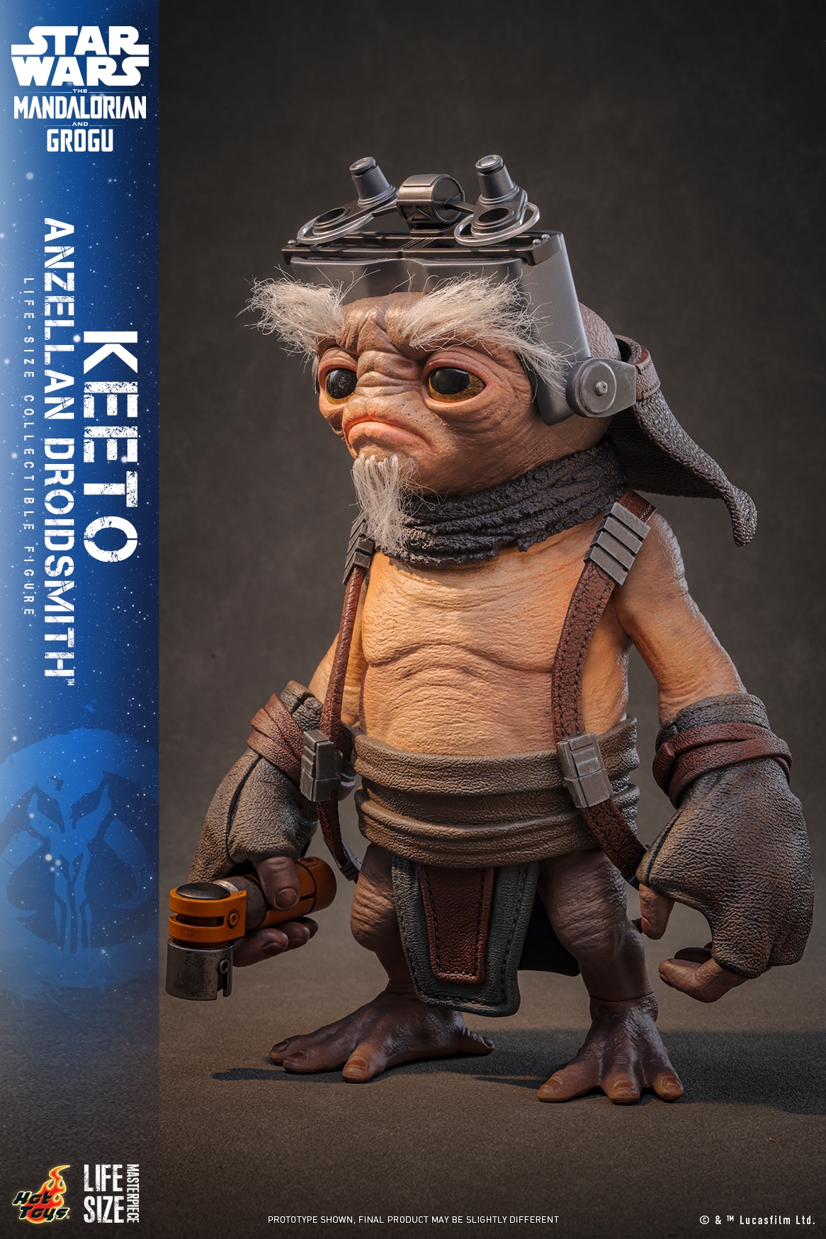 Keeto (Anzellan Droidsmith) de Hot Toys - LMS018 - figura de acción Star Wars: The Mandalorian and Grogu a escala 1/1