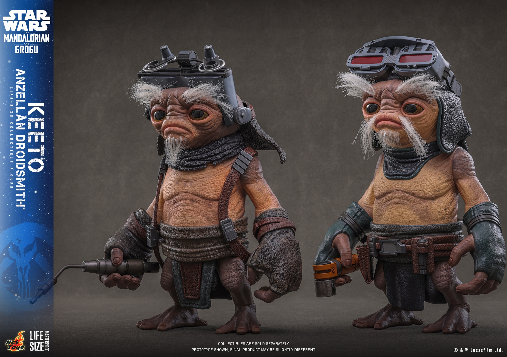 Keeto (Anzellan Droidsmith) di Hot Toys - LMS018 - action figure Star Wars: The Mandalorian and Grogu in scala 1/1