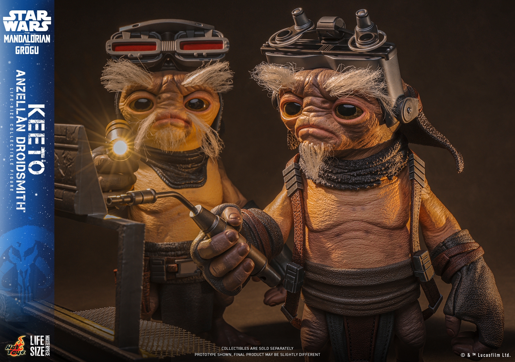 Keeto (Anzellan Droidsmith) di Hot Toys - LMS018 - action figure Star Wars: The Mandalorian and Grogu in scala 1/1
