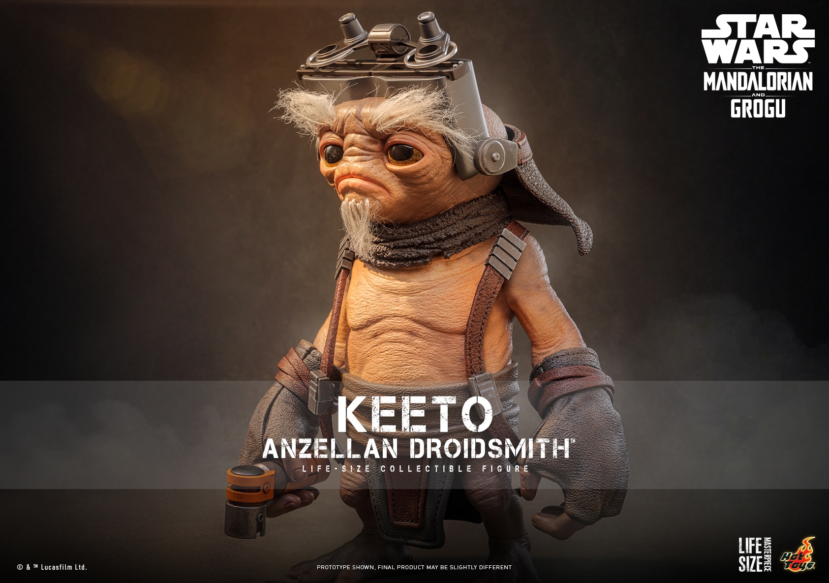 Keeto (Anzellan Droidsmith) par Hot Toys - LMS018 - figurine 1/1 Star Wars: The Mandalorian and Grogu de 26 cm