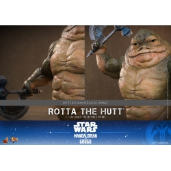 Rotta The Hutt par Hot Toys - MMS885 - figurine 1/6 Star Wars: The Mandalorian and Grogu de 31 cm