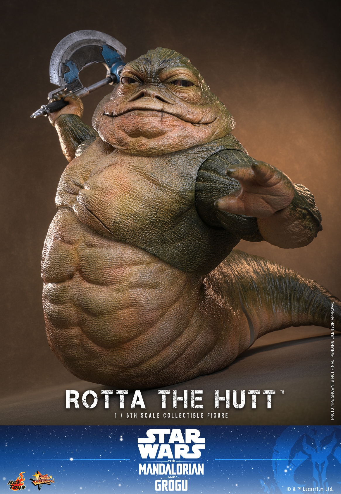 Rotta The Hutt by Hot Toys - MMS885 - Star Wars: The Mandalorian and Grogu 1/6 scale action figure