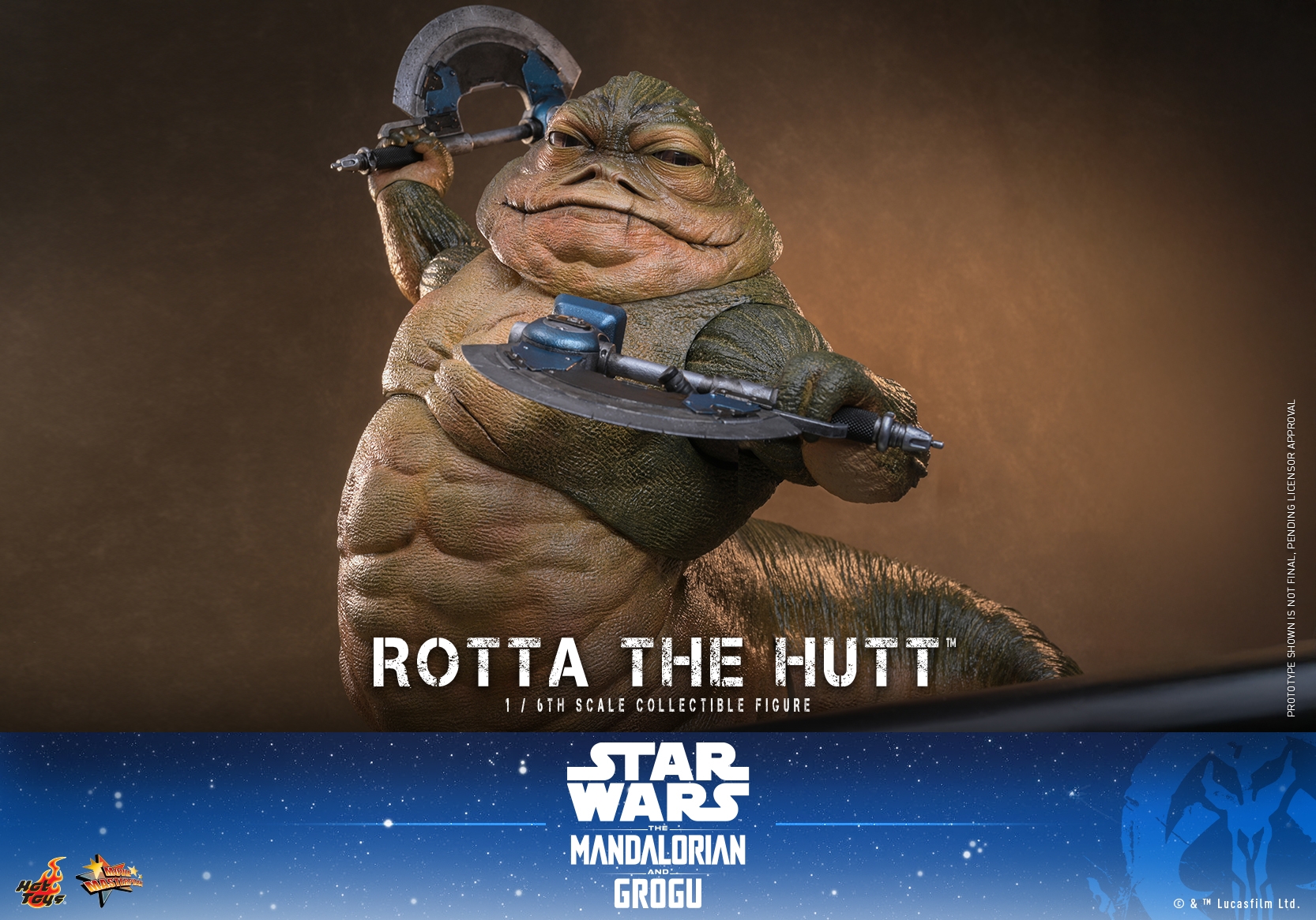 Rotta The Hutt by Hot Toys - MMS885 - Star Wars: The Mandalorian and Grogu 1/6 scale action figure