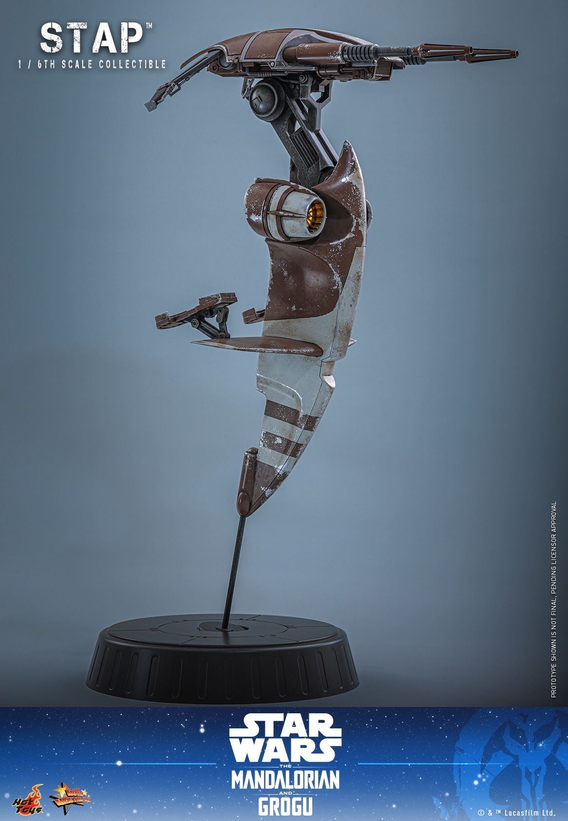 STAP par Hot Toys - MMS886 - véhicule 1/6 Star Wars: The Mandalorian and Grogu de 43 cm