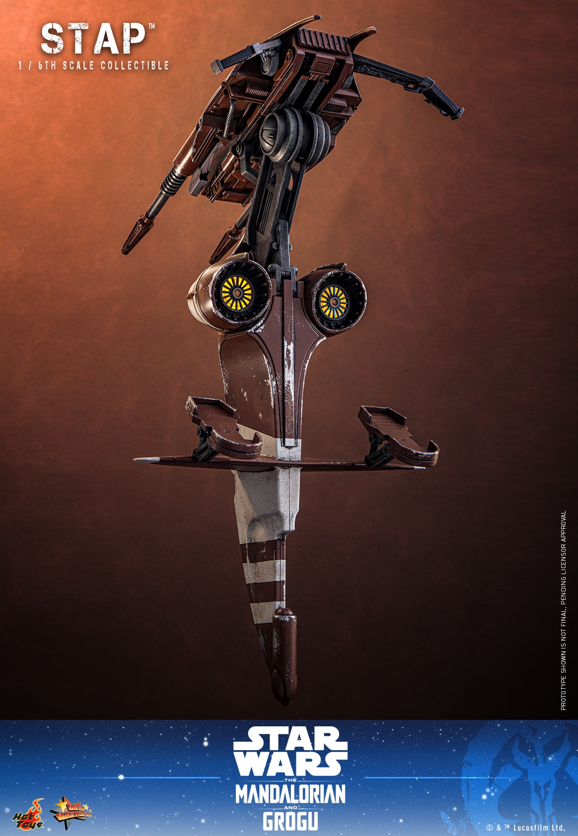 STAP by Hot Toys - MMS886 - Star Wars: The Mandalorian and Grogu 1/6 scale vehicle
