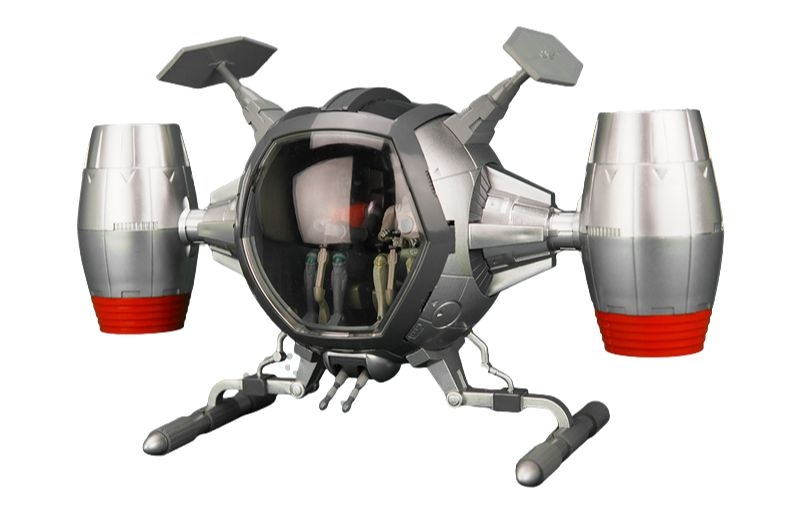 Cosmoliner Metaltech de HL Pro Silver Edition version - 14S - réplica Captain Future de 19 cm