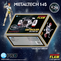 Cosmoliner Metaltech von HL Pro Silver Edition version - 14S - Captain Future 19 cm Replik