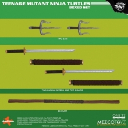 Tortues Ninja One:12 Collective par Mezco - figurines 1/12 Mirage Studios de 17 cm