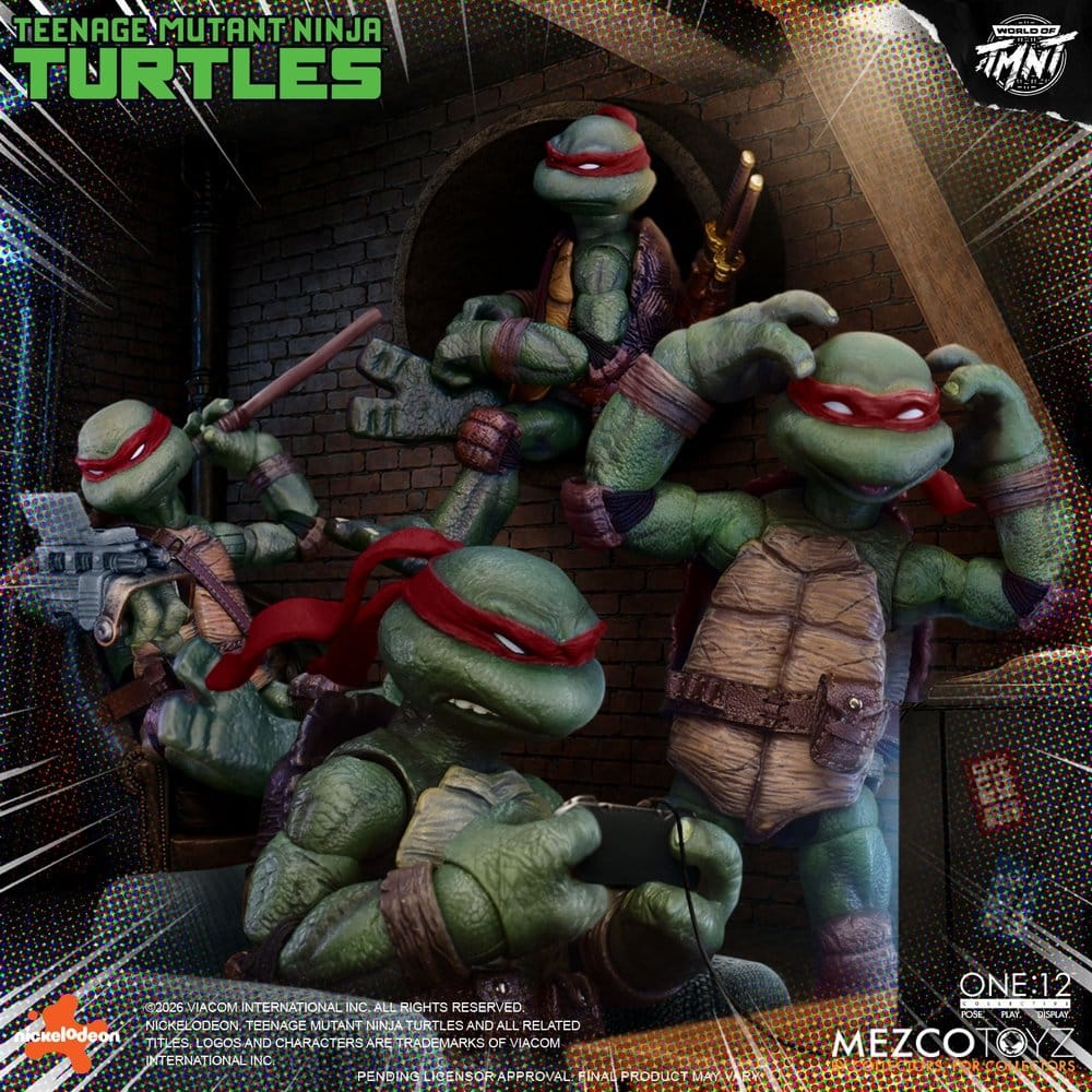 Teenage Mutant Ninja Turtles One:12 Collective van Mezco - Mirage Studios 1/12 schaal actiefiguren