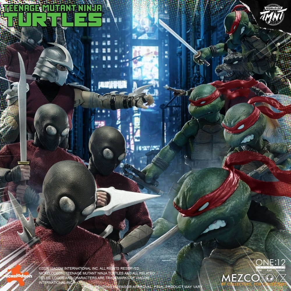 Tortues Ninja One:12 Collective par Mezco - figurines 1/12 Mirage Studios de 17 cm