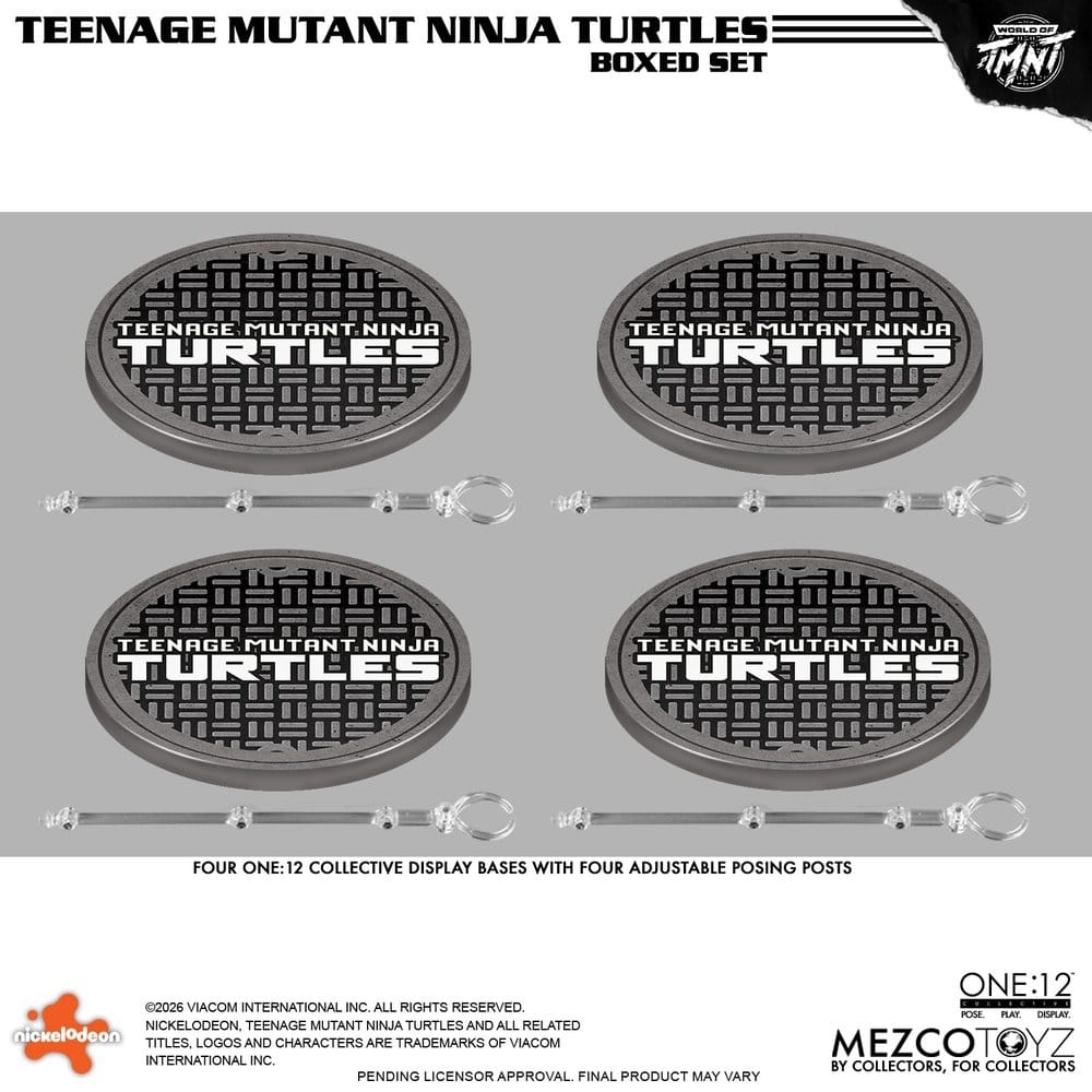 Tortues Ninja One:12 Collective par Mezco - figurines 1/12 Mirage Studios de 17 cm