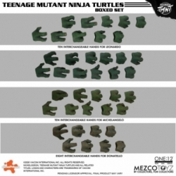Teenage Mutant Ninja Turtles One:12 Collective by Mezco - Mirage Studios 1/12 scale action figures