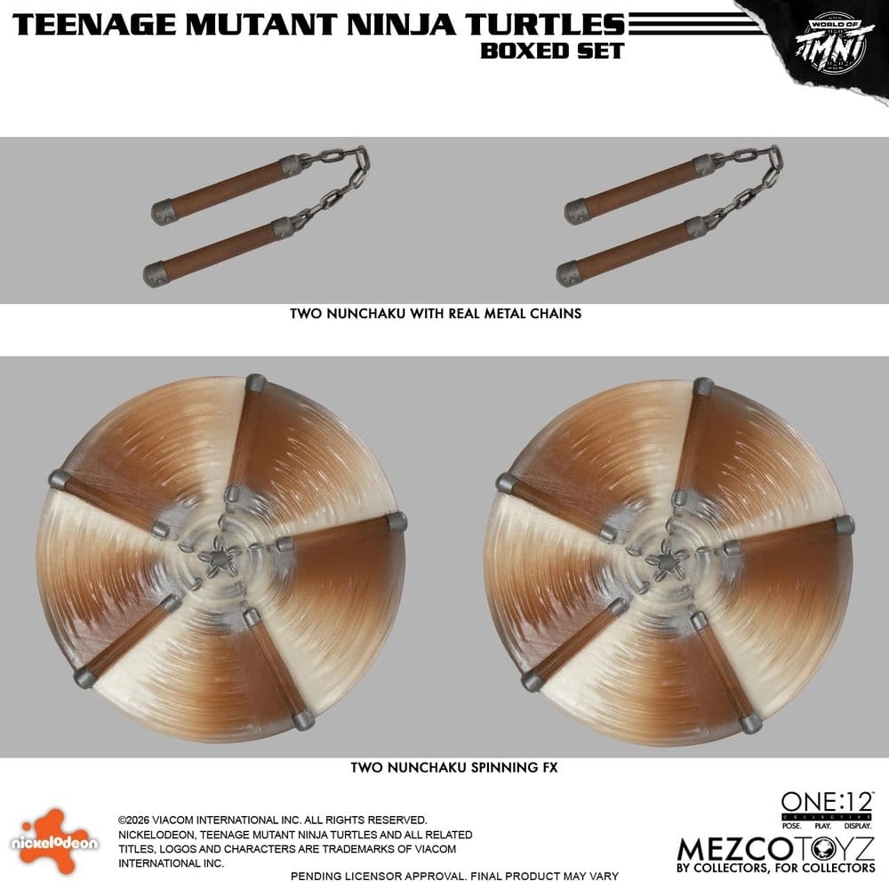 Teenage Mutant Ninja Turtles One:12 Collective von Mezco - Mirage Studios 1/12 Maßstab Actionfiguren