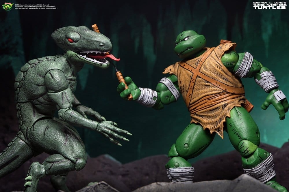 Daimyo Orkai and Raptor von Neca - Teenage Mutant Ninja Turtles 18 cm Actionfiguren