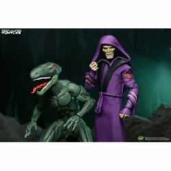 Daimyo Orkai and Raptor par Neca - figurines Les Tortues Ninja de 18 cm