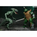 Daimyo Orkai and Raptor de Neca - figuras de acción Teenage Mutant Ninja Turtles de 18 cm