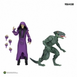 Daimyo Orkai and Raptor par Neca - figurines Les Tortues Ninja de 18 cm
