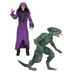 Daimyo Orkai and Raptor di Neca - action figure Teenage Mutant Ninja Turtles alta 18 cm