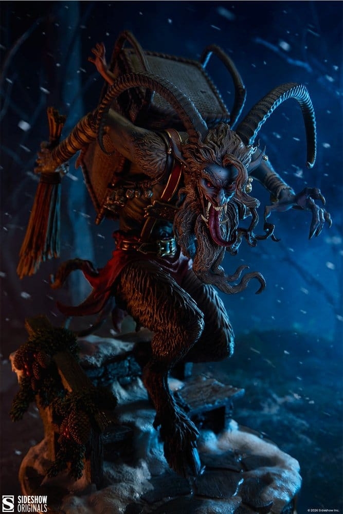 Krampus di Sideshow Collectibles - statua Krampus alta 48 cm