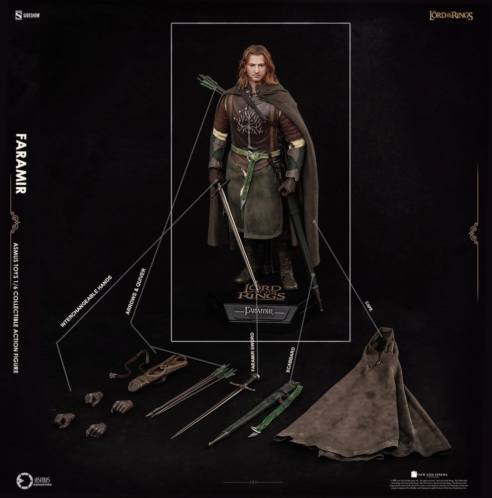 Faramir di Asmus Rooted Hair version - LOTR036 - action figure The Lord Of The Rings in scala 1/6