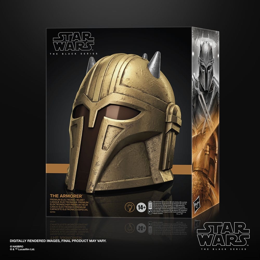 The Armorer Black Series de Hasbro - casco Star Wars : The Mandalorian a escala 1/1