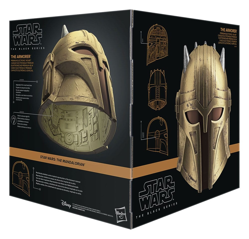 The Armorer Black Series van Hasbro - Star Wars : The Mandalorian 1/1 schaal helm
