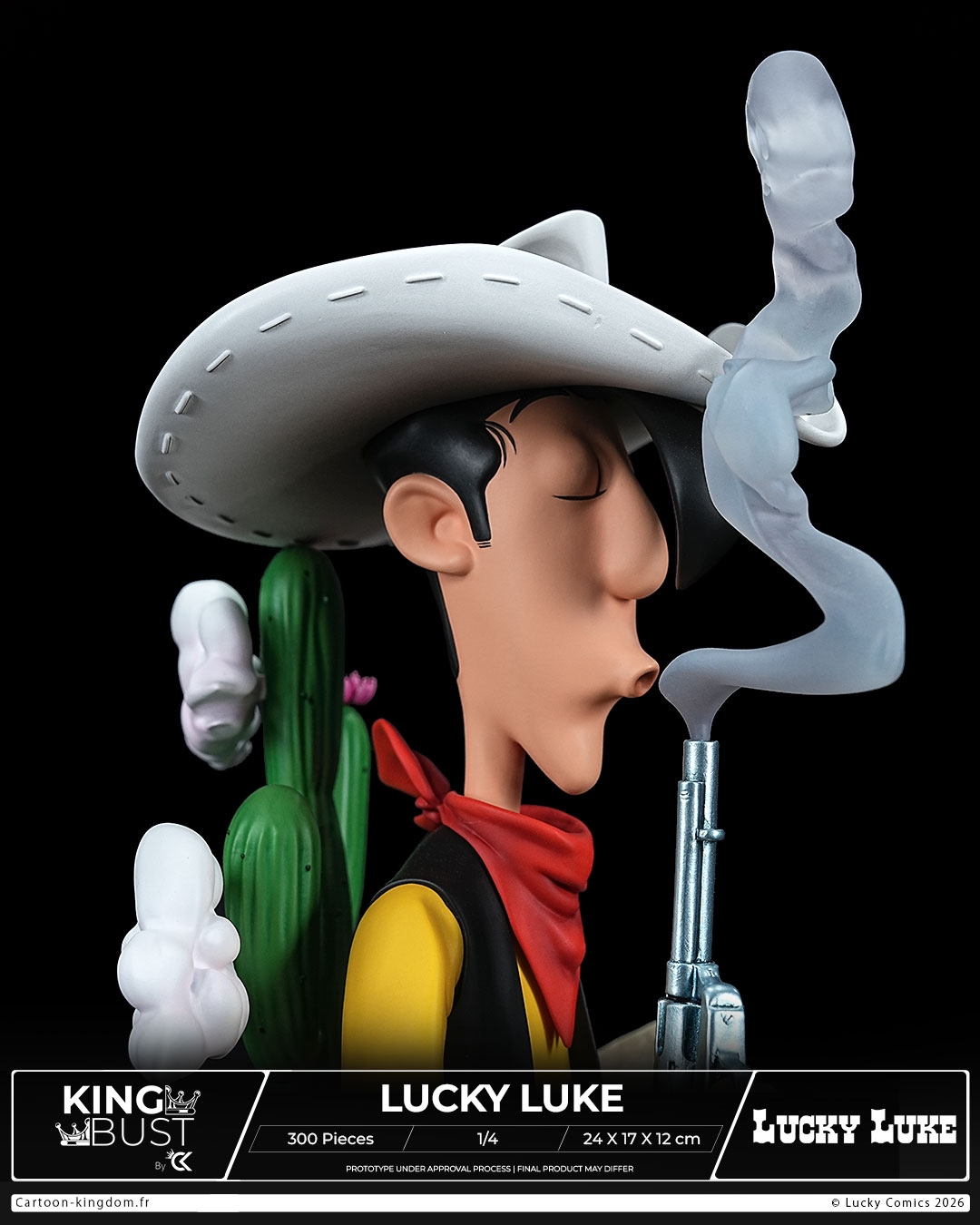 Lucky Luke King Bust by Cartoon Kingdom - Lucky Luke 1/4 scale bust