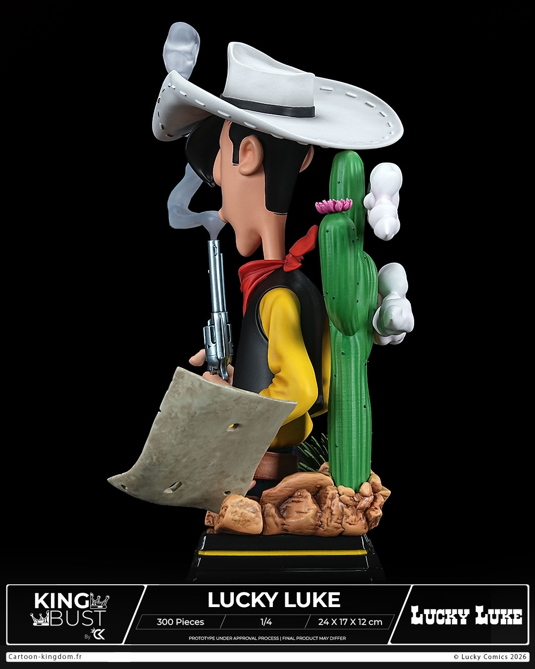 Lucky Luke King Bust by Cartoon Kingdom - Lucky Luke 1/4 scale bust