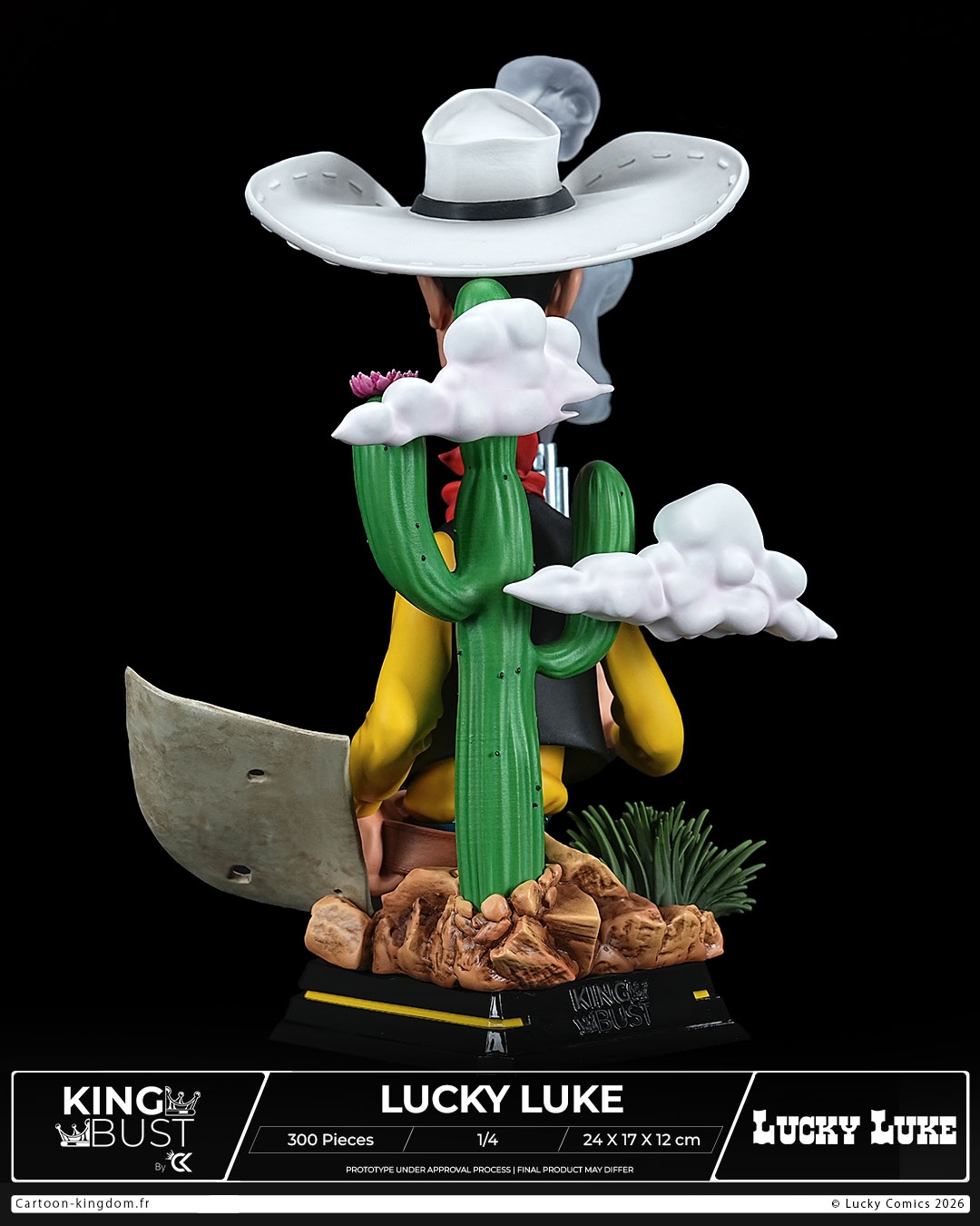 Lucky Luke King Bust par Cartoon Kingdom - buste 1/4 de 24 cm