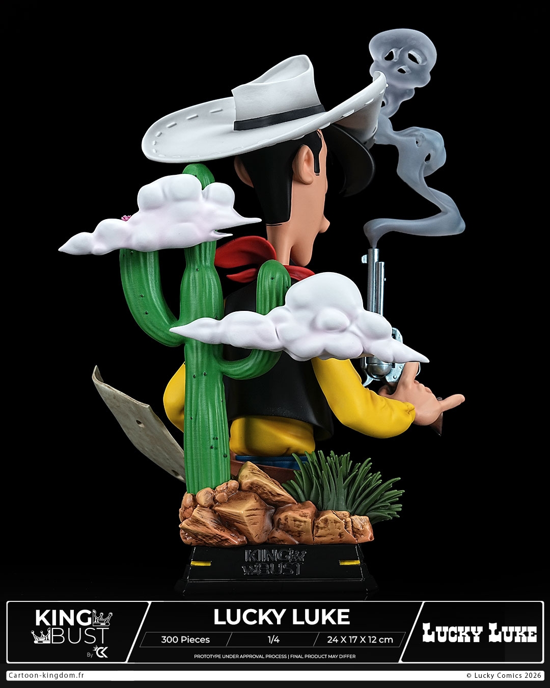 Lucky Luke King Bust von Cartoon Kingdom - Lucky Luke 1/4 Maßstab Büste