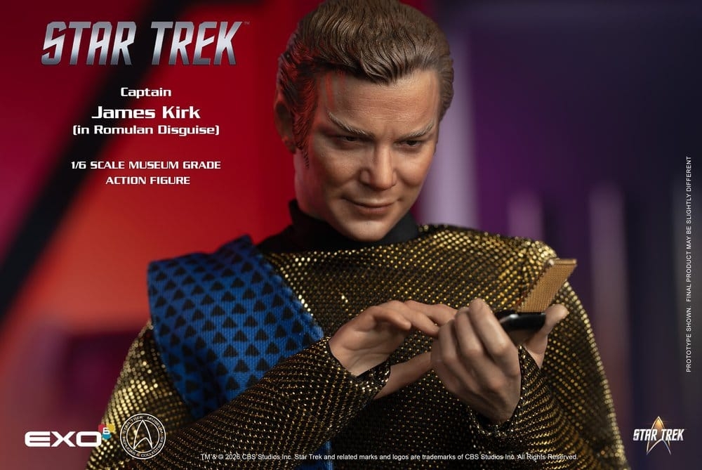 Captain James T. Kirk (Romulan Disguise) di Exo-6 - action figure Star Trek in scala 1/6