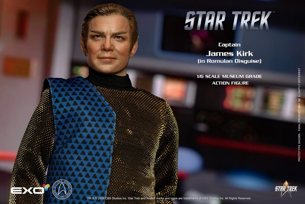 Captain James T. Kirk (Romulan Disguise) di Exo-6 - action figure Star Trek in scala 1/6