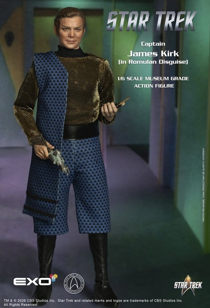 Captain James T. Kirk (Romulan Disguise) di Exo-6 - action figure Star Trek in scala 1/6