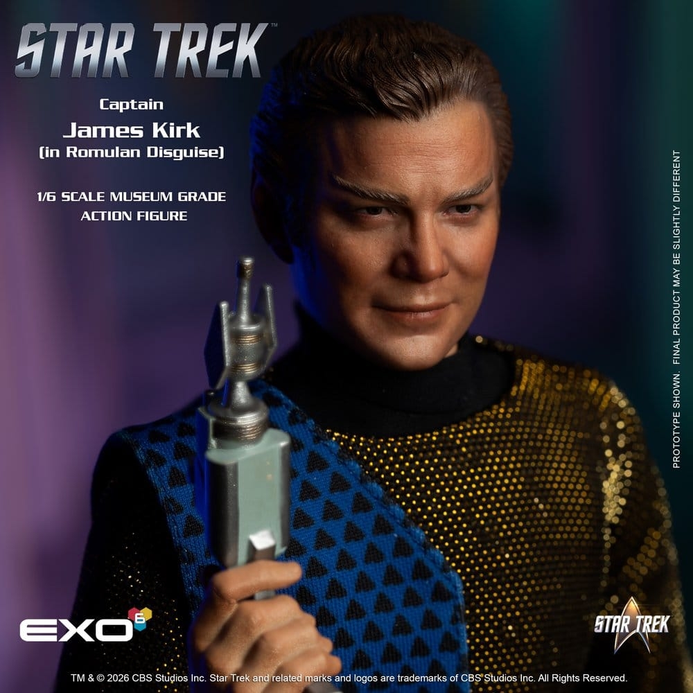 Captain James T. Kirk (Romulan Disguise) van Exo-6 - Star Trek 1/6 schaal actiefiguur