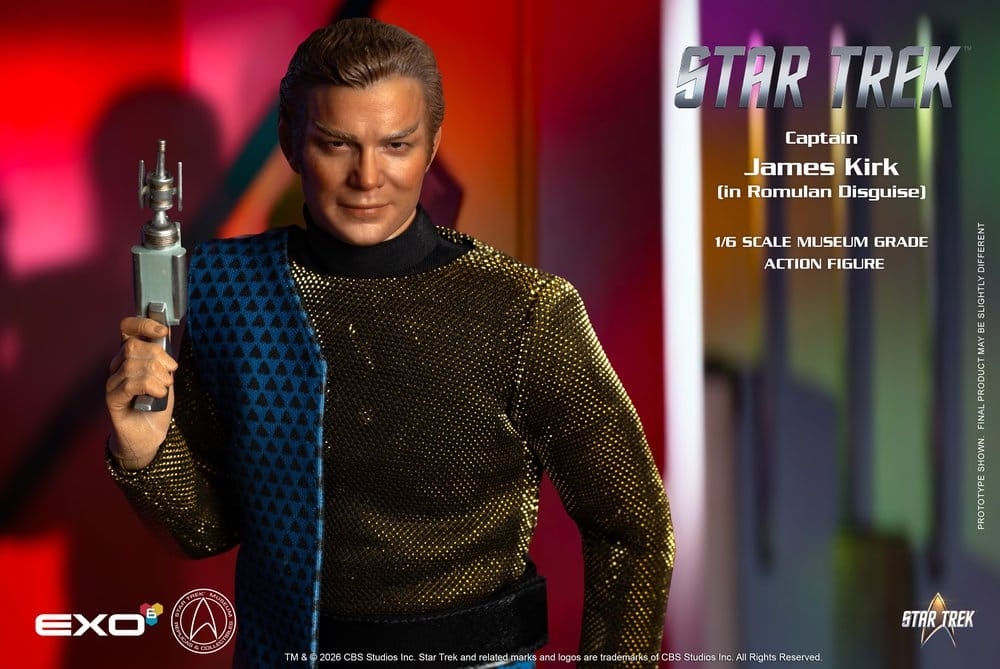 Captain James T. Kirk (Romulan Disguise) van Exo-6 - Star Trek 1/6 schaal actiefiguur