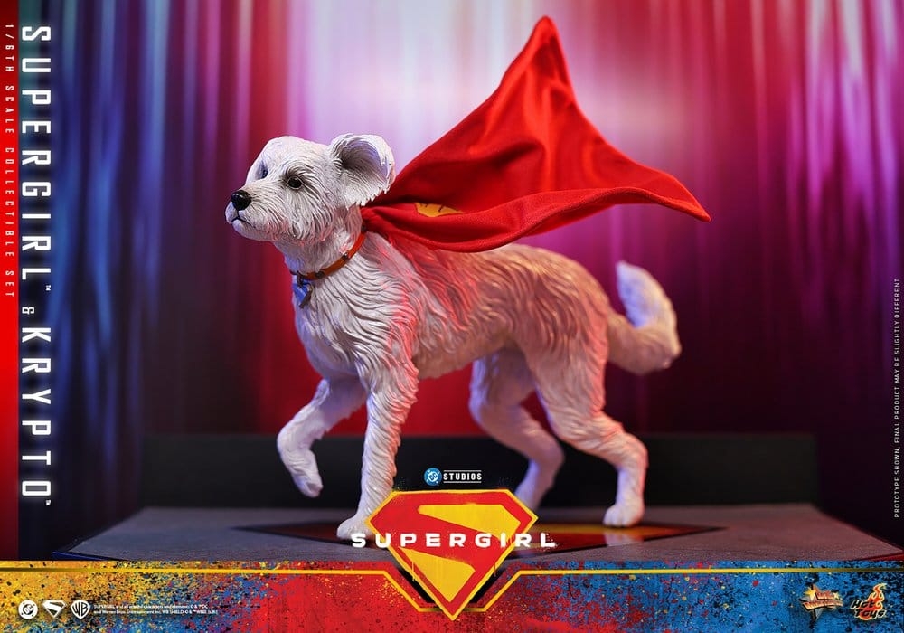 Supergirl and Krypto de Hot Toys - MMS869 - figura de acción Supergirl de 28 cm