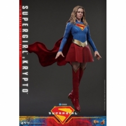 Supergirl and Krypto von Hot Toys - MMS869 - Supergirl 28 cm Actionfigur