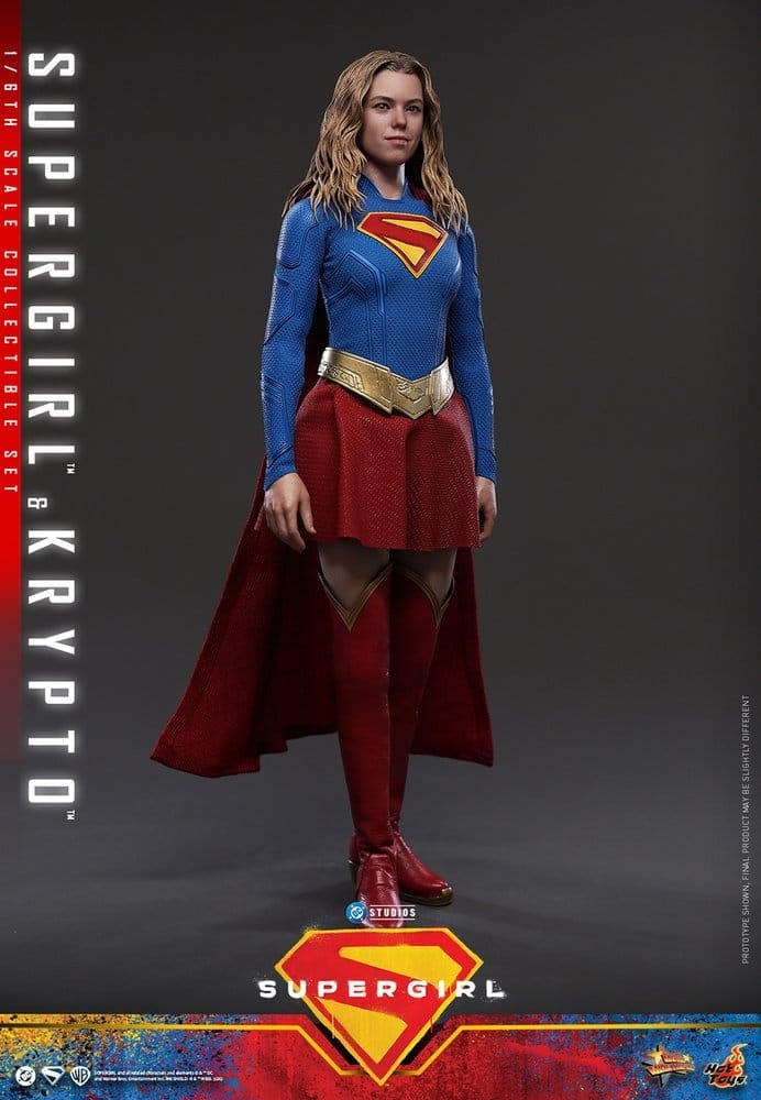 Supergirl and Krypto von Hot Toys - MMS869 - Supergirl 28 cm Actionfigur