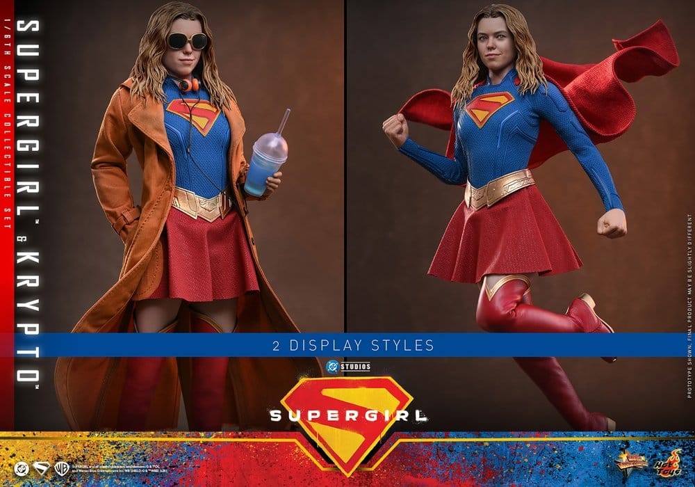 Supergirl and Krypto by Hot Toys - MMS869 - Supergirl 28 cm action figure