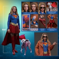 Supergirl and Krypto by Hot Toys - MMS869 - Supergirl 28 cm action figure