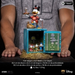 Scrooge McDuck and Nephews Art Scale de Iron Studios - estatua Duck Tales a escala 1/10