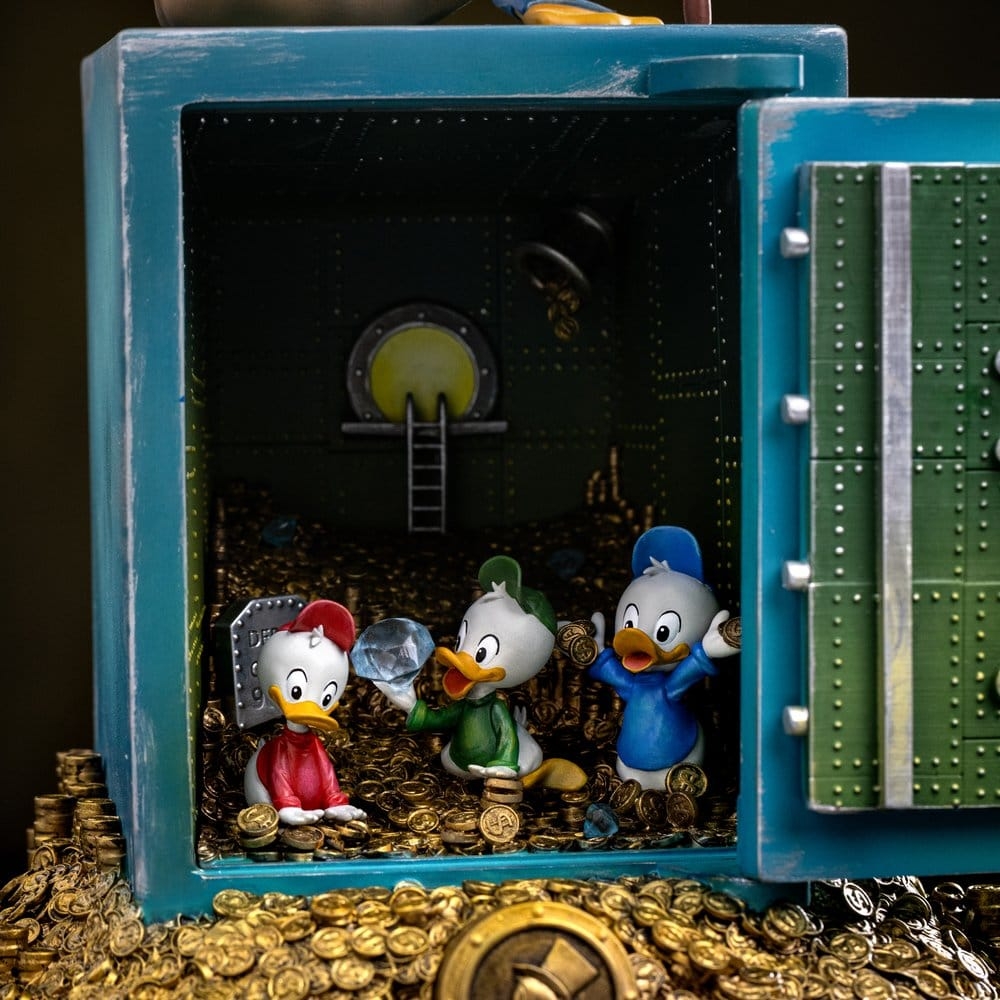 Scrooge McDuck and Nephews Art Scale de Iron Studios - estatua Duck Tales a escala 1/10