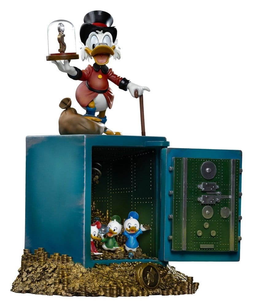 Oncle Picsou et les neveux Art Scale par Iron Studios - statue 1/10 La Bande à Picsou - Duck Tales de 30 cm